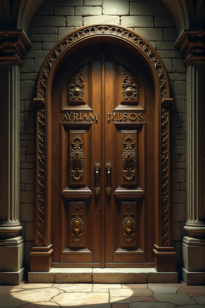 Large door with the word RARMISON and the number 36