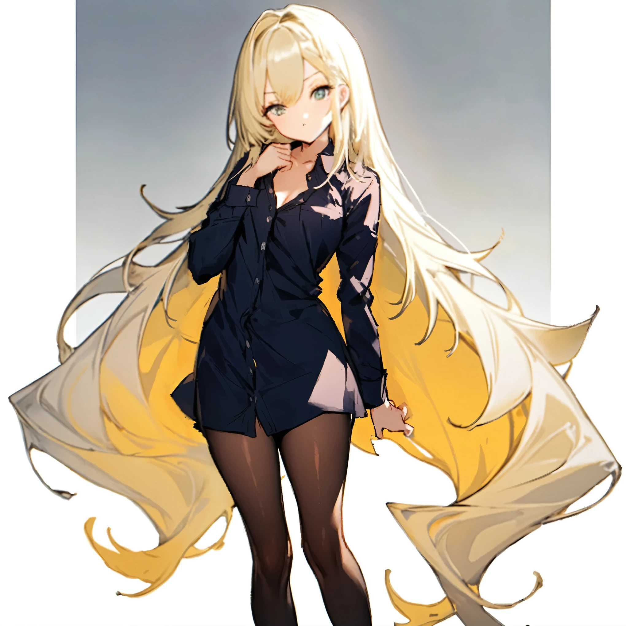 Browsing Caution:1.9、((((nude dress shirt:1.9))))((((barefoot:1.9))))(((Open the button:1.4)))