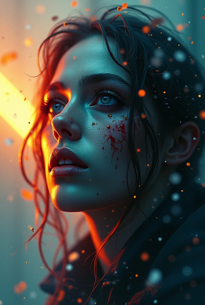 (masterpiece), (4k), (fujiflm), (canoncamera), (16k), Visually captivating artwork, with skillful use of color, composition, and light. Innovative artwork, showcasing unique and imaginative concepts. (headshot bleed), (gore) Emotionally resonant artwork, effectively conveying a narrative. Momentum-aligned artwork, reflecting a sense of movement and progress. Skillfully crafted artwork, demonstrating meticulous detail and technique
