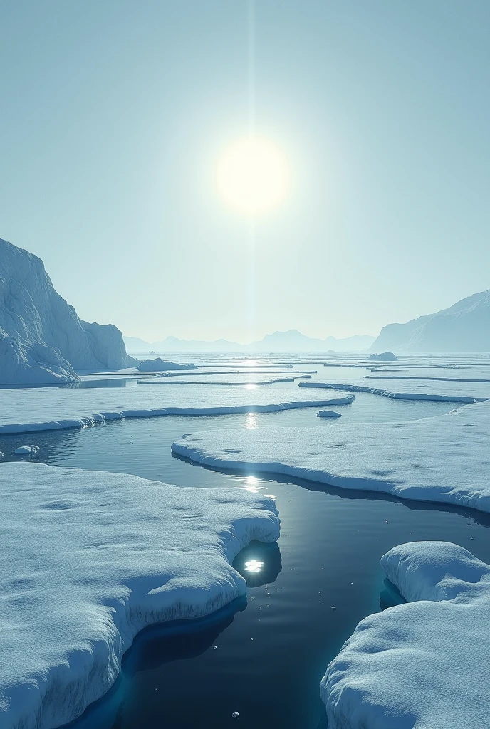 • Tectonics: No active volcanoes and
seismic activity detected
• Atmosphere: N, O2, and ozone layer
• Average Temperature: - 38oC
• Description: Cold oceans, covered with
ice along much of the globe, some open
water around equator.