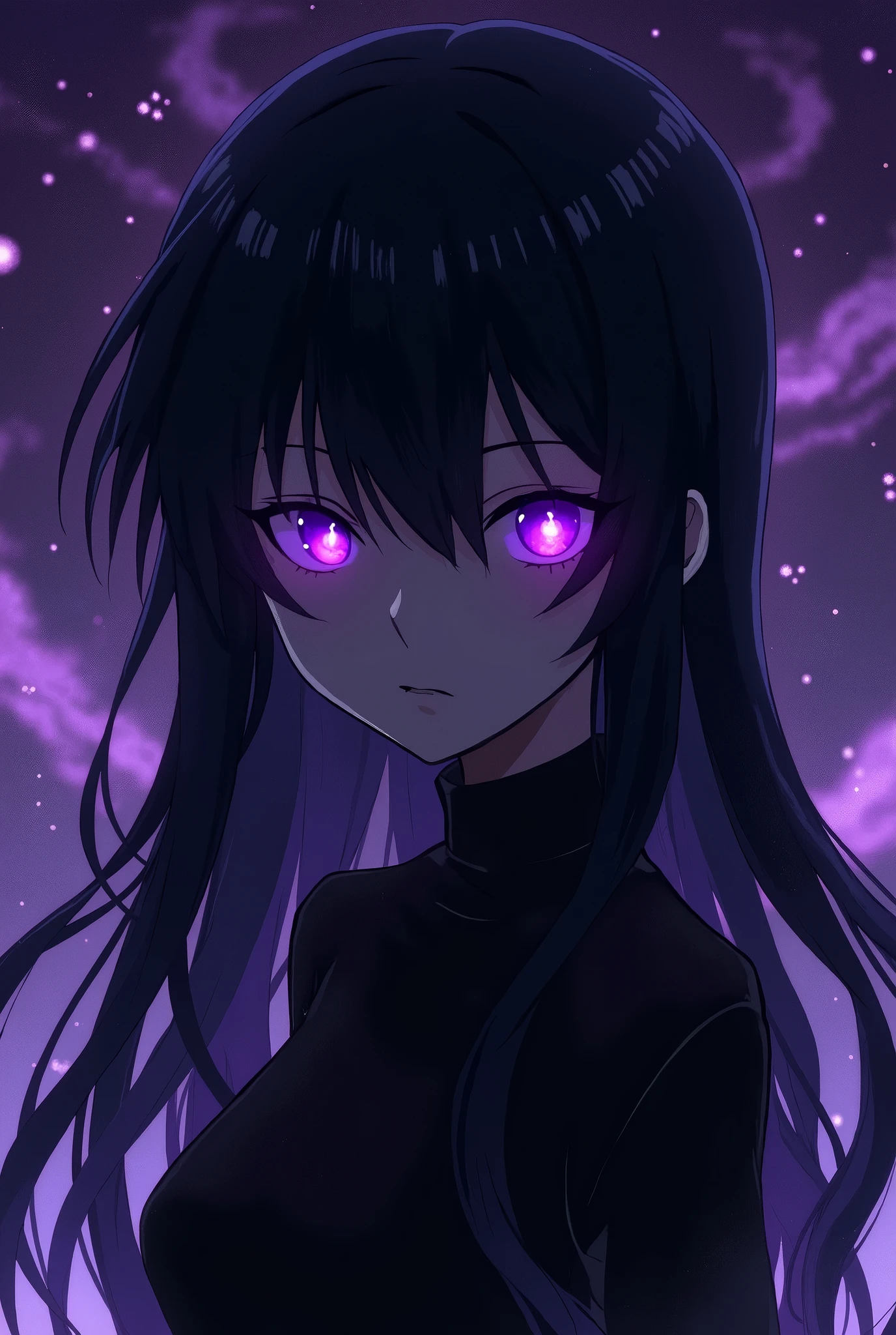 Black dark Anime photo