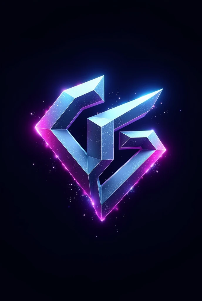 Design a futuristic logo for 'GGStudio' that reflects innovation and technology. Incorporate geometric shapes, bold typography, and a digital or tech-inspired color palette like neon blue, electric purple, and silver."