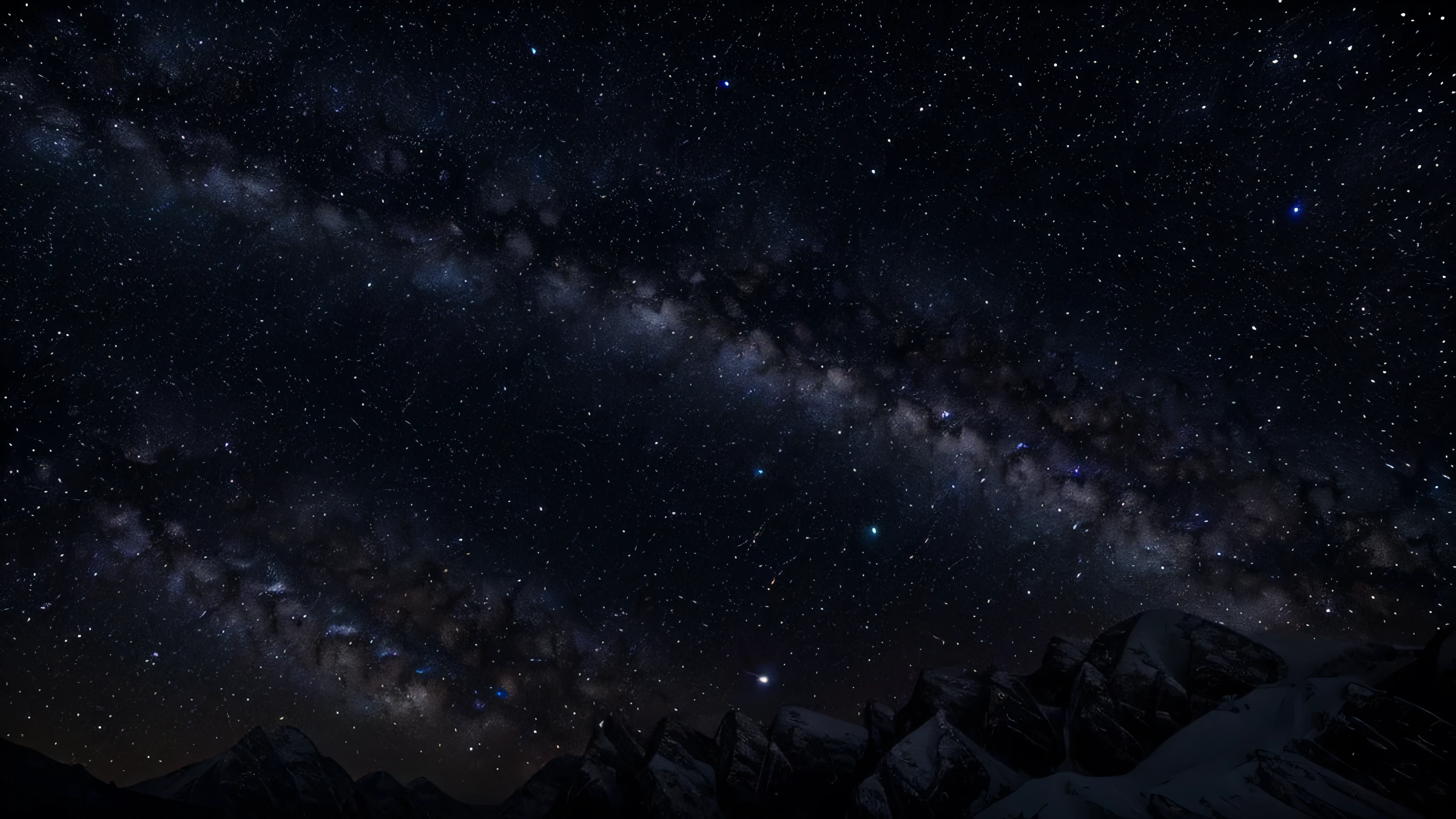 The colony is shown., universe, Milky Way