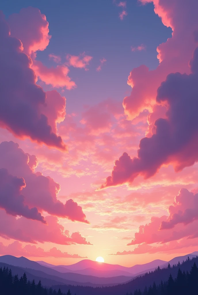 colorful clouds