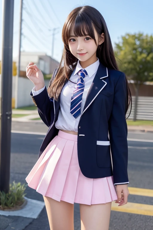 cute､high school girl､Idol､uniform､blazer､mini skirt､See-through､Fluttering in the wind