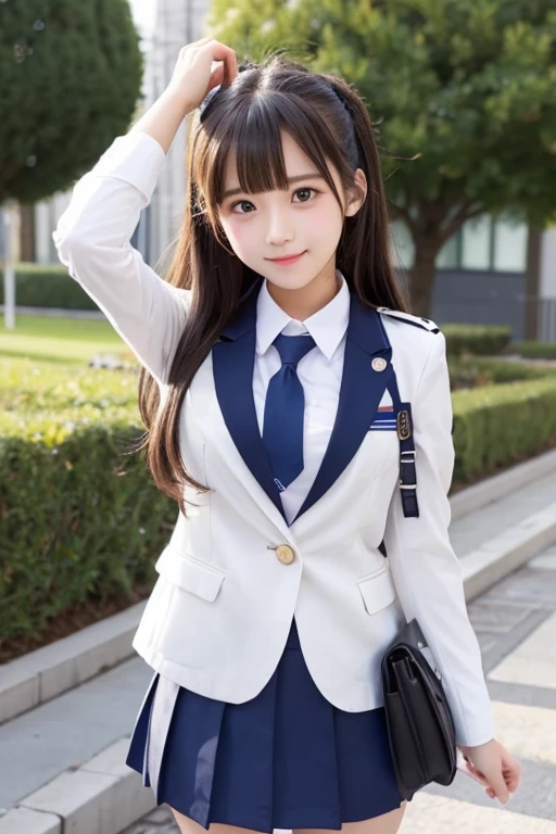 cute､high school girl､Idol､uniform､blazer､mini skirt､See-through､Fluttering in the wind