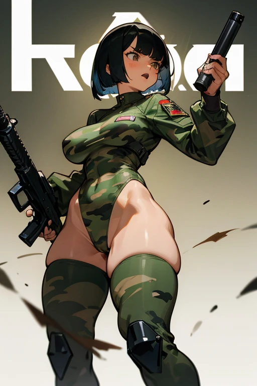 14-year-old female soldiers、Angry expression、Glare、Pubic hair is visible、Among the enemy soldiers、Nipples、underwear、Prone