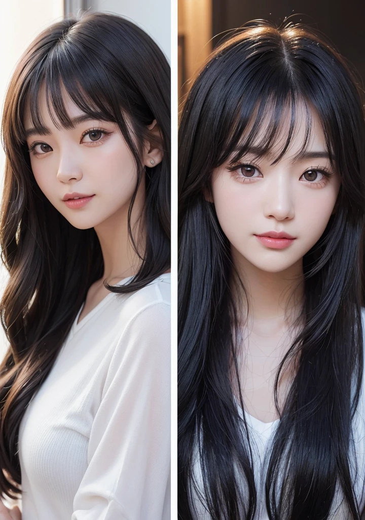 25Japan years old、Black Hair、Round eyes、False eyelashes、Light wavy hair, correct、Striped Hair、Brown Hair、Blue Hair、Dark blue hair、Gradient Hair、Asymmetrical hair、Hair behind the ear、Crossed bangs、Long Hair、とてもLong Hair、Hair up on one side、とんでもなくLong Hair、Valletta、Sunglasses under the eyes、、Ring Eye、Round eyes、Compensate、Wicked Smile、A light smile、Surrealism、Cast a Shadow、Anaglyph、Stereogram、Portraits、Subjective、Atmospheric perspective、Film Grain、Backlight、Exposure、Lens flare、8k、Very detailed、最high quality、超High resolution、超High resolution、Very detailed、Very realistic, masterpiece、correct、Textured skin、high quality、最high quality、Awards、High resolution、16K, Hair folder、A light smile、Redness in the ears、correct、odor、Surrealism、Cast a Shadow、Subjective、Shine、360° View、Very detailed、最high quality、超High resolution、解剖学的にcorrect、masterpiece、Textured skin、High resolution、最high quality、Attention to detail、Long eyelashes、A slight blush、Compensate, ((The whole body is visible))