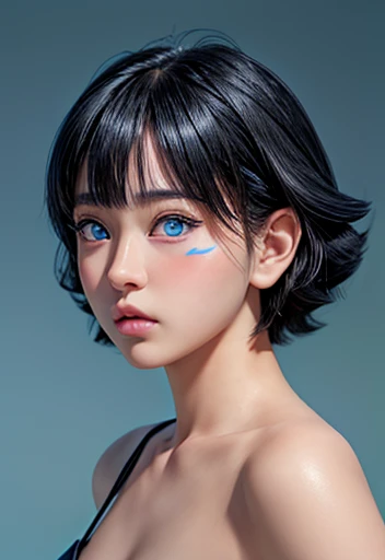 better,1 girl ( Uzumaki Himawari ) , ( facial Details ) , short hair ,Details , age 18 females ,plump body , unclothed , ager face , beautiful face , hot , anime to be realistic , Detailed character images. , high quality photo , beautiful fine makeup very real , perfect character cool style , pretty teen , HD photo model , simple background , Details eyes , masterpiece , detailed ornaments , real life ,better anime realista ,1 girl ,masterpiece ,of a woman with long black hair and , nude portrait, nude photography, she has a distant expression, semi realistic anime, in an anime style, semi-realistic anime style, She has black hair, in anime style, (blue eyes:1.3), blunt bangs ,quality detail ,perfect character in real live , high detailed photos real ,realistic anime ,photrait realism , Super detail ,cute eyes , hair detail ,Ultra high quality ,hd result , shiny nipple, Erotic pose, Highly detailed wallpaper