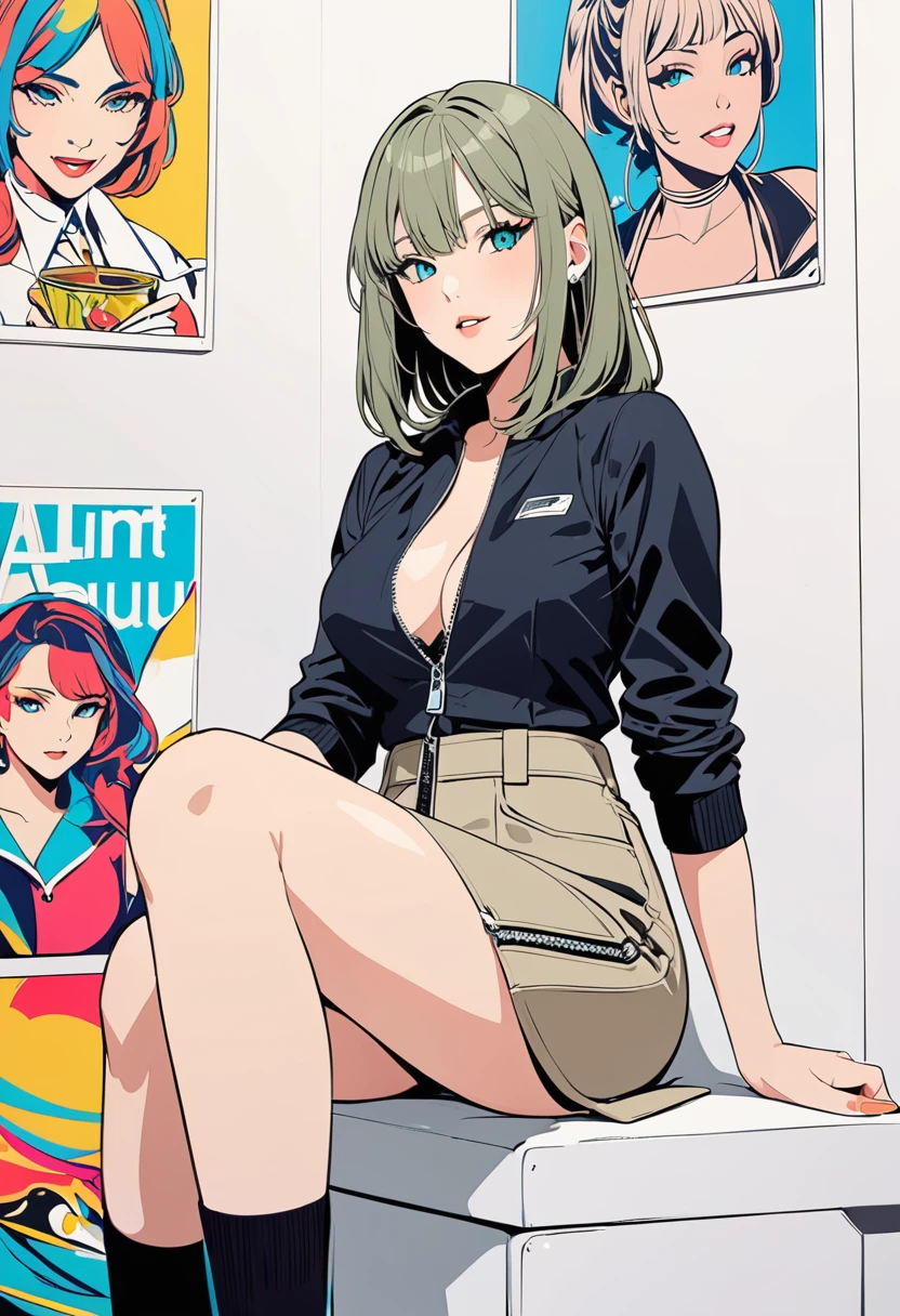 (masterpiece, best quality),pop-art,flatcolor,khaki could ever can knee got nauru nearly hold you zip.