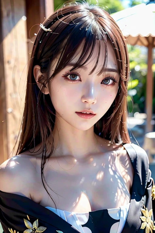 ((Japan women))、hightquality、Glossy glossy skin、((glistning skin))、Lush bust、((masterpiece、top-quality、ultra-detailliert、Film Light、intricate-detail、hight resolution、ighly detailed))