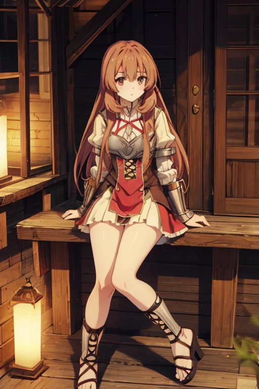 Raphtalia in sexy open-toe platform high heels
