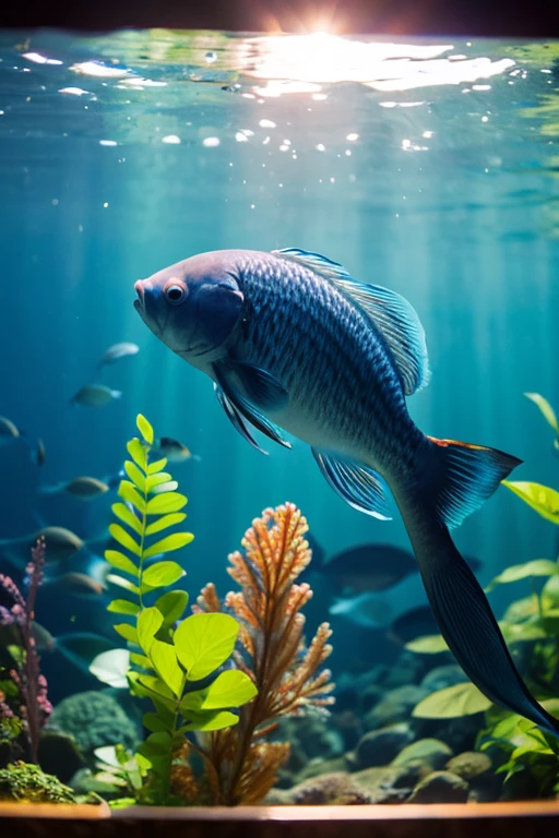 no humans, animal, fish, animal focus