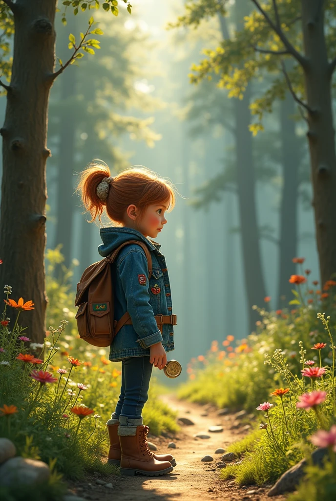 a girl wanting to do an adventure by herself
