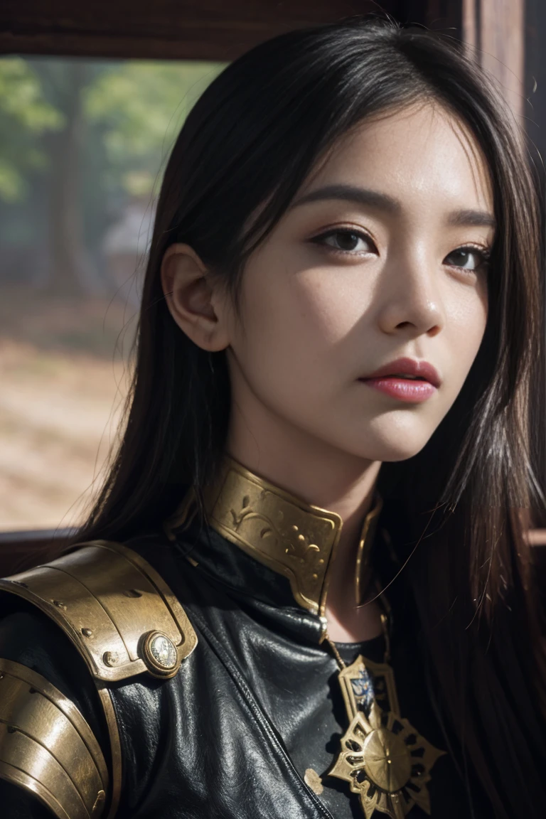 close up portrait photo of พอล รัดด์, Modeling style, (Very detailed CG unity 8k wallpaper.), Medieval armor, Beautiful professional oil painting by Ed Blinkey., Atay Kailan, Studio Ghibli, By Jeremy Mann, Greg Manches, Antonio Moreau, ((Dusk)), Trending on artstation, Trending on CGSociety, complicated, Highly detailed, Sharp focus, Amazing, The art of realistic painting by Midjourney and Gregor Rutkowski 