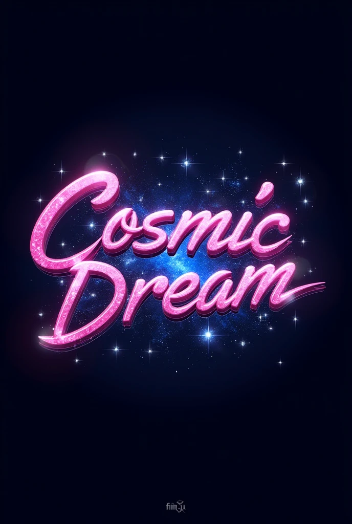 create a logo for a kpop group named "cosmic dream" that just by looking at it, they become interested in the presence of the logo