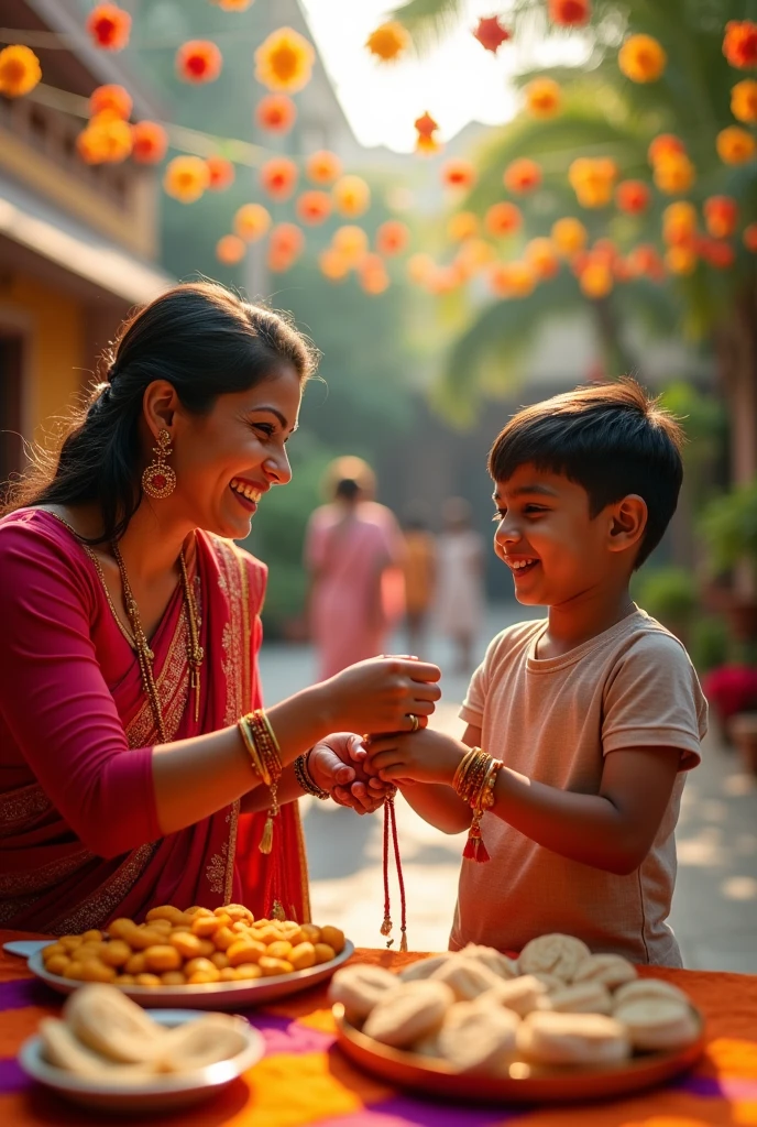 Raksha Bandhan Celebration with Happy Raksha Bandhan