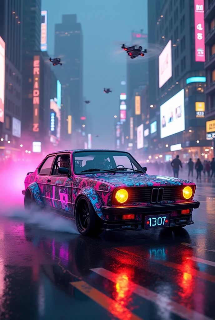 Lada Vaz 2107 in cyberpunk
