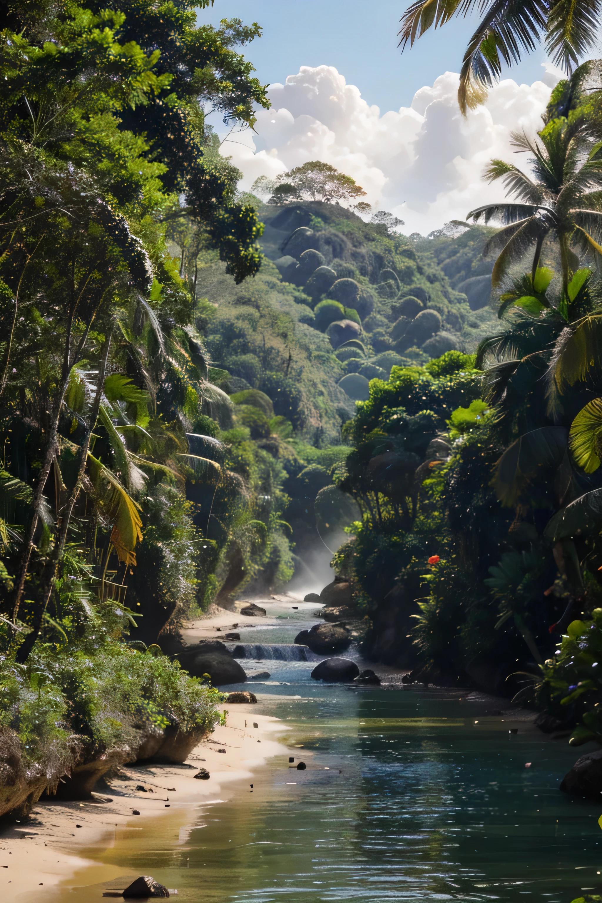 in the heart of Brazil,
It has an unparalleled green,
Amazon is a treasure,
A natural paradise.