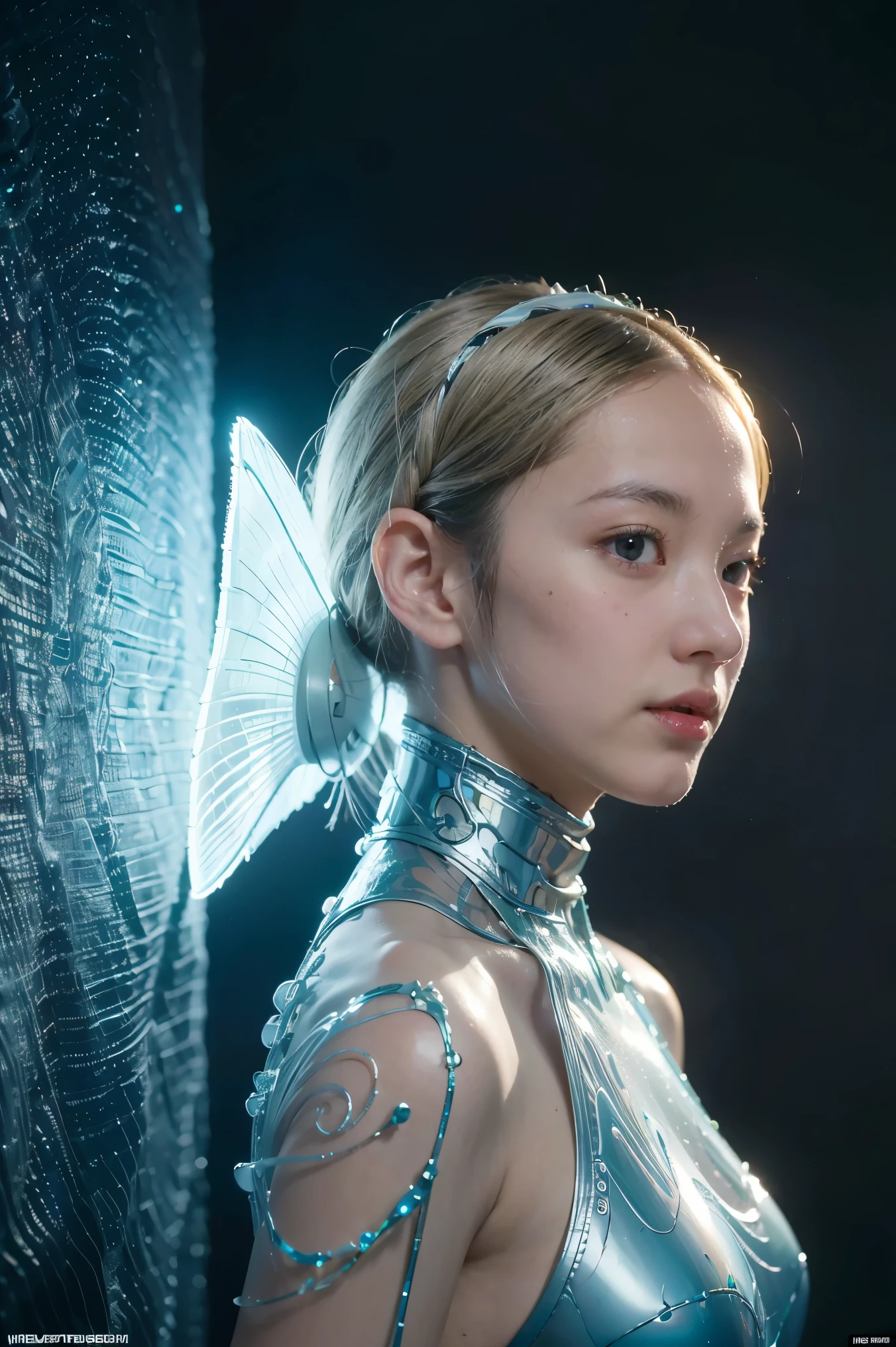 Translucent ethereal alien warrior,ModelShoot style, (Extremely detailed CG unified 8K wallpapers), The beauty of abstract stylization,,surrealism, 8K, Super detail, Best quality, Award-Awarded, Anatomically correct, 16k, Super detail