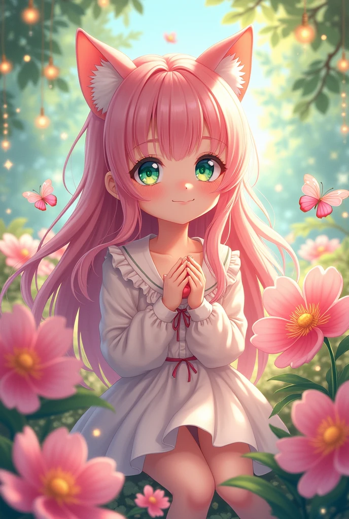 Naked cute anime girl