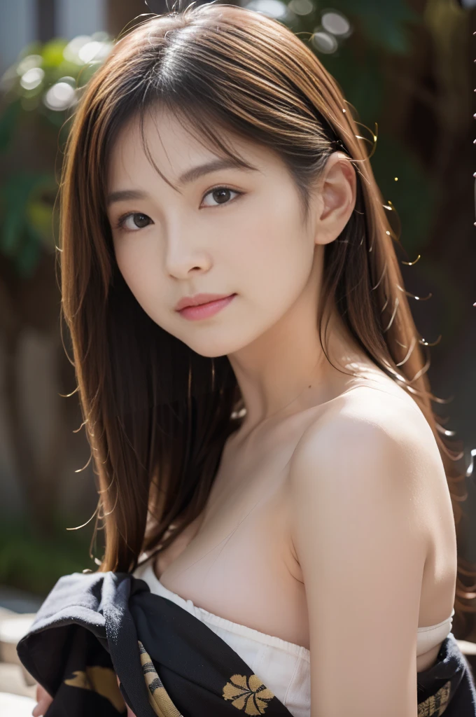 1 female,Realistic,Highest quality,Ultra-high resolution,8k,Cool Beauty,,Perfect Style,nude、,Japanese,whole body、smile,Looking into the camera,Small breasts　naked　Armpit　Thin legs　Arm up　whole bodynude　Leg spread　Armpit sweat　Leg spreadnude　Pool　Armpit Hair