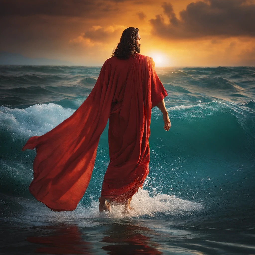 Jesus walking on the water