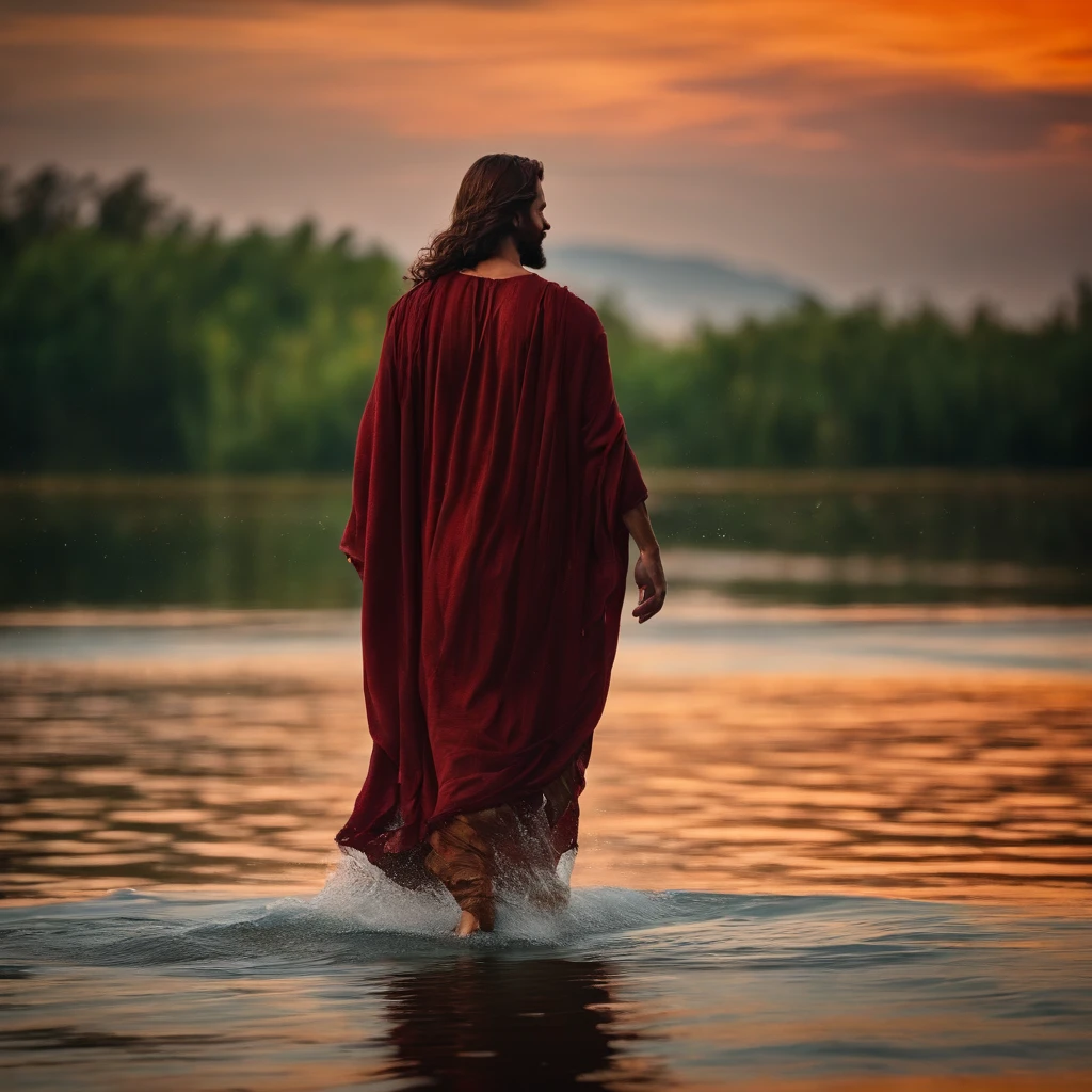 Jesus walking on the water 