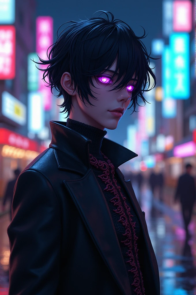 Ayato Kirishima purple eye pupil
