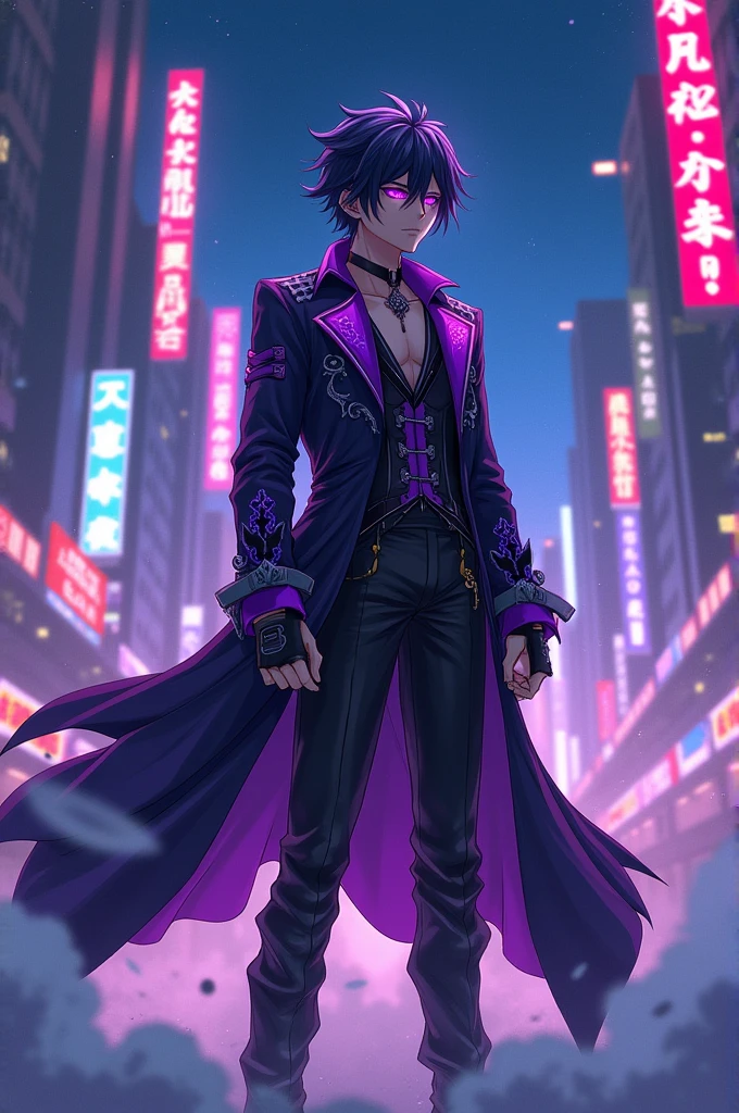 Ayato Kirishima purple eyes