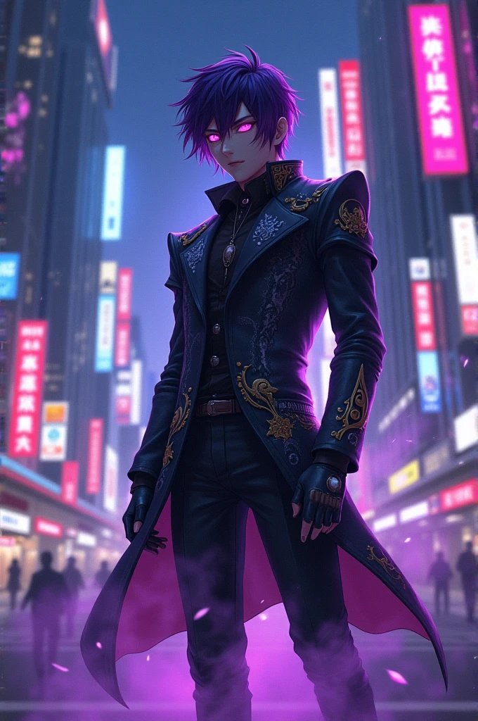 Ayato Kirishima purple eyes