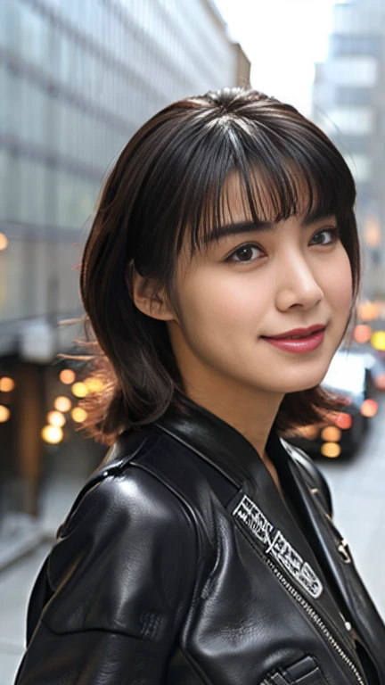 


最high quality, 8k, Vibrant, Sharp focus, high quality, High resolution, Middle-aged women, Mature Woman, 55 years old, (Whole Body Ezbian), (High heels face detail, Highly detailed eyes, Plump figure、Plump face、((big 1.6))、(((Large Breasts)))、((Black leather clothing))、Busy Street、Random Hairstyles、A kind smile、