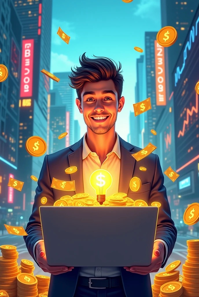 Earn money without investment Instagram profile picture 
