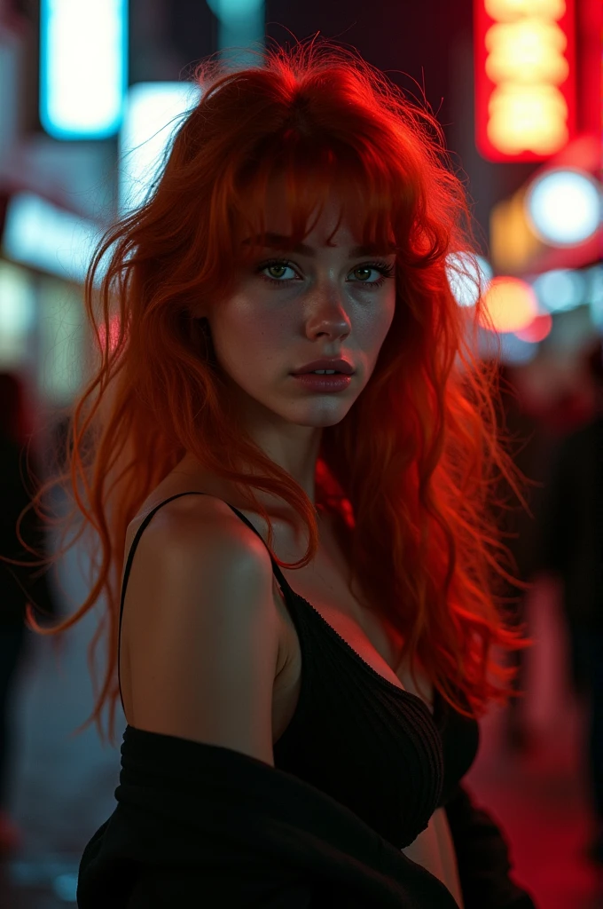 Nineteen year old girl, redhead with green eyes, nymphomaniac, Addicted to hard and brutal sex