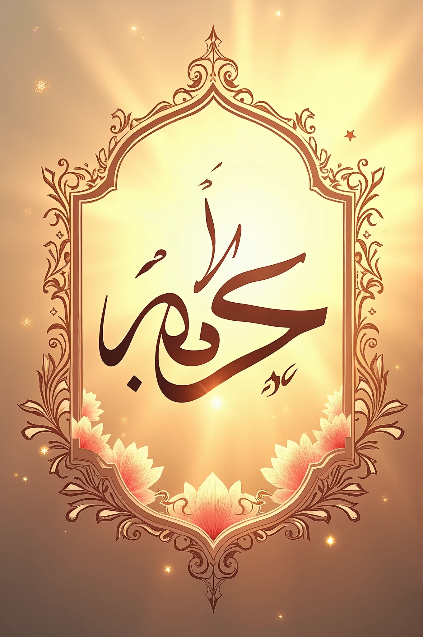 The word 
Muhammad 
Pic in text 