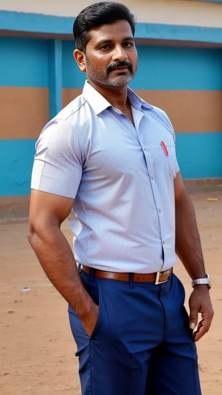 Handsome indian 40 years old GURJAR school physical teacher
