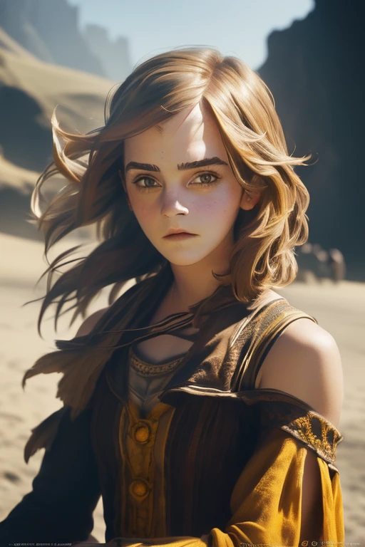 ((( Face de Emma Watson 0.8))) ((( Emilia Clark's Face 0.9))) girl eleonora ,whole body, proffesional, Best quality photo shoot, work of art, ultra high resolution, (photorrealistic:1.4), CRU photo, 1 girl, Off The Shoulder, in dark, deep shadow, subtle, cool light, skin detailed, casual dress