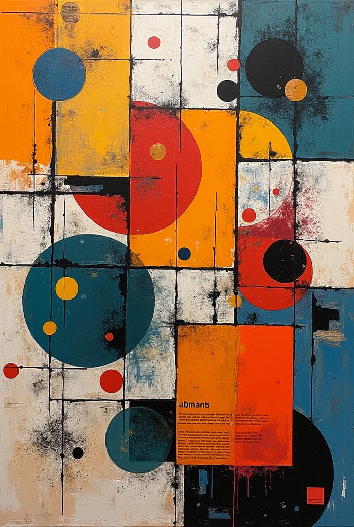 Artwork inspired by the aesthetics of the Modern Art Week. Using painting techniques, Collage, your drawing, reflecting modernist concepts such as experimentation with forms and colors, simplification of forms and use of everyday elements