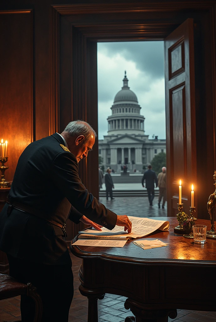 The colonel investigates the crime while the governor sends a judge