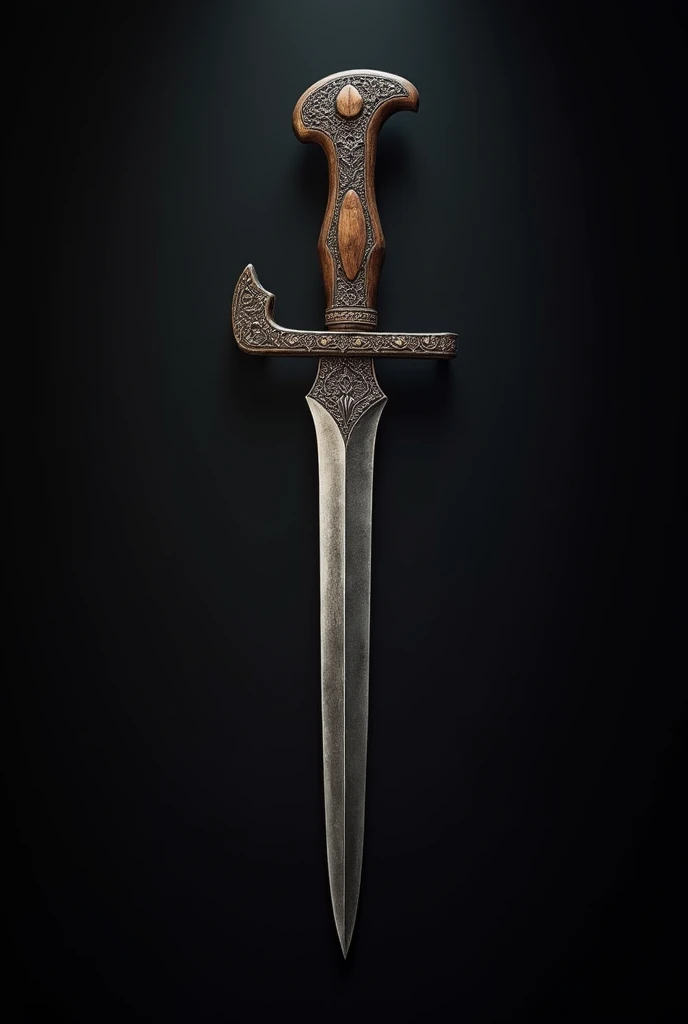 a traditional malay keris dagger, with a crooked metal highly detailed and realistic, intricate hilt and blade, ornate patterns, shiny metallic surface, dramatic lighting, cinematic composition, award winning photography, masterpiece, ultra-detailed, (best quality,4k,8k,highres,masterpiece:1.2),ultra-detailed,(realistic,photorealistic,photo-realistic:1.37)