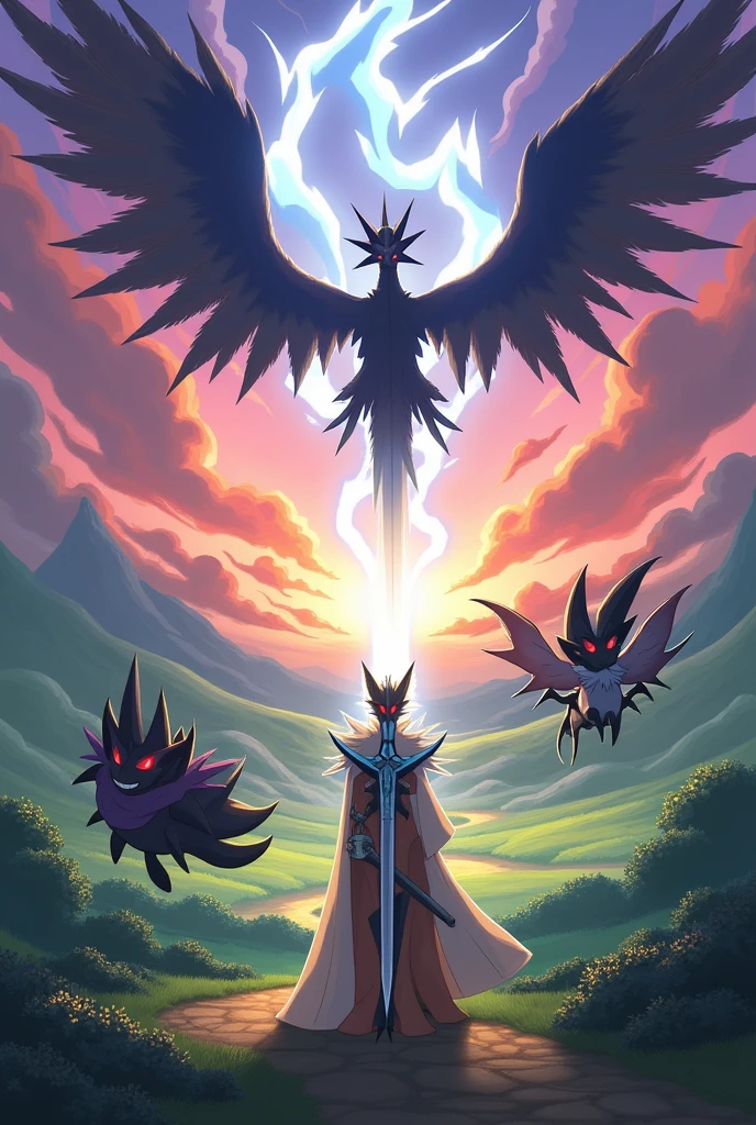 Pokemon zacian, marshadow e mega salamence 