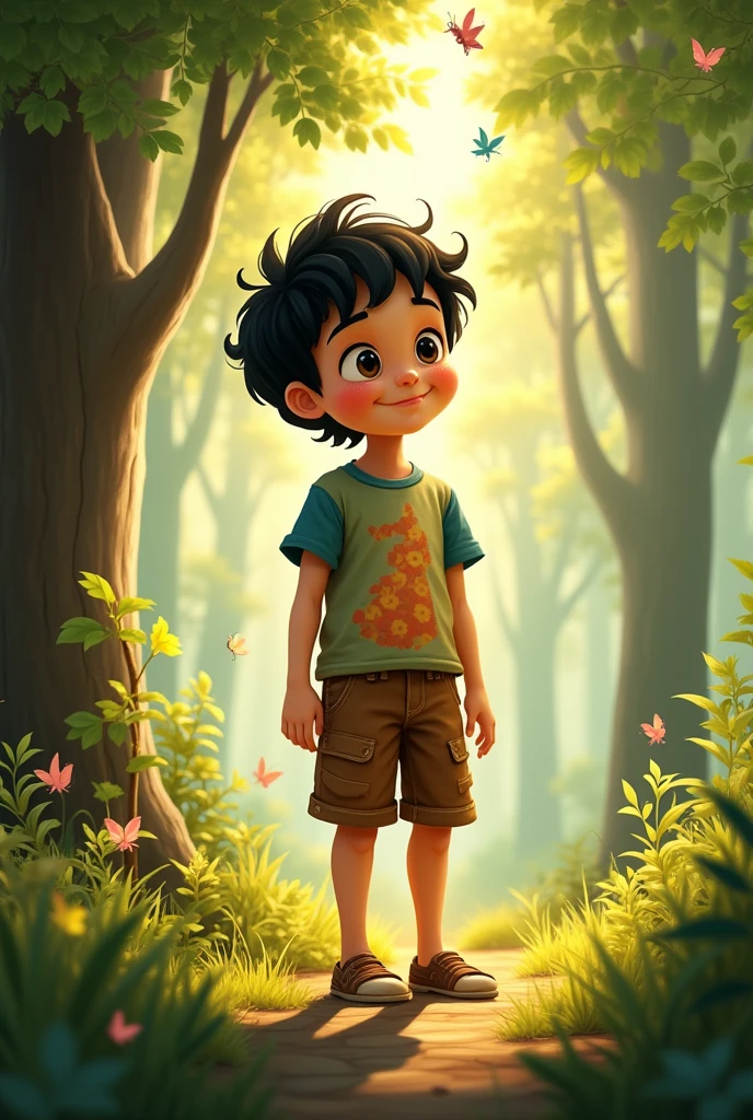 Black-haired boy