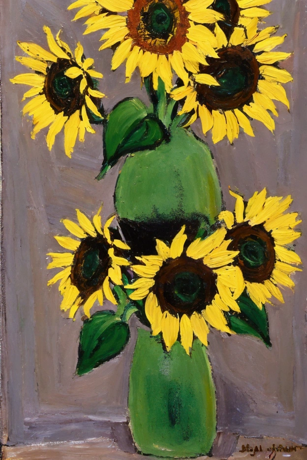 A cheerful sunflower: Embodies positivity, growth, and the nurturing aspect of teaching.