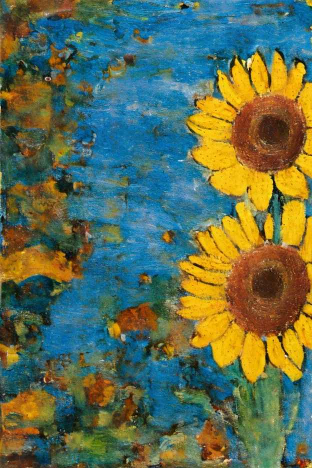 A cheerful sunflower: That embodies positivity, growth, and the nurturing aspect of teaching. and additional things that shows teaching