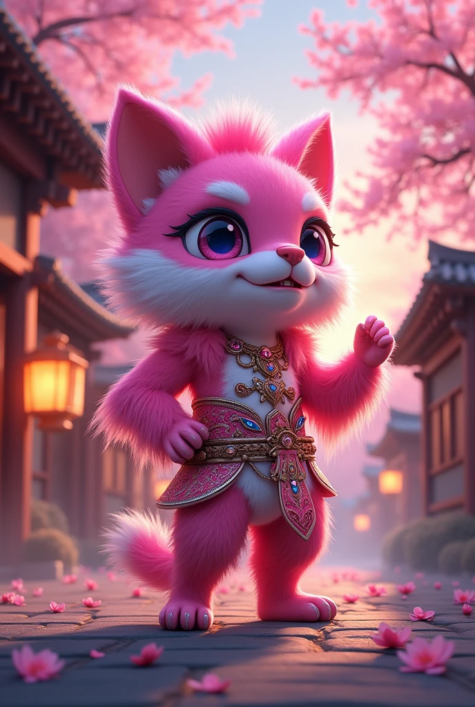 Luntik's Pupsen as Tengen Uzui from Demon Slayer