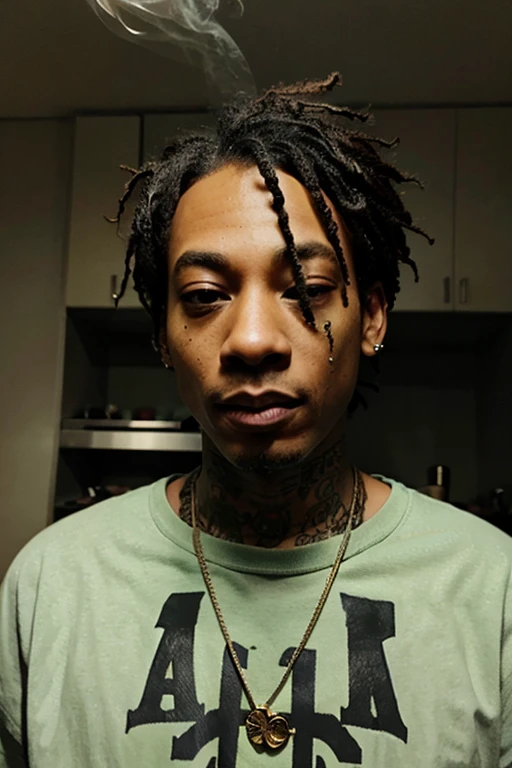 WIZ KHALIFA smoking  weed