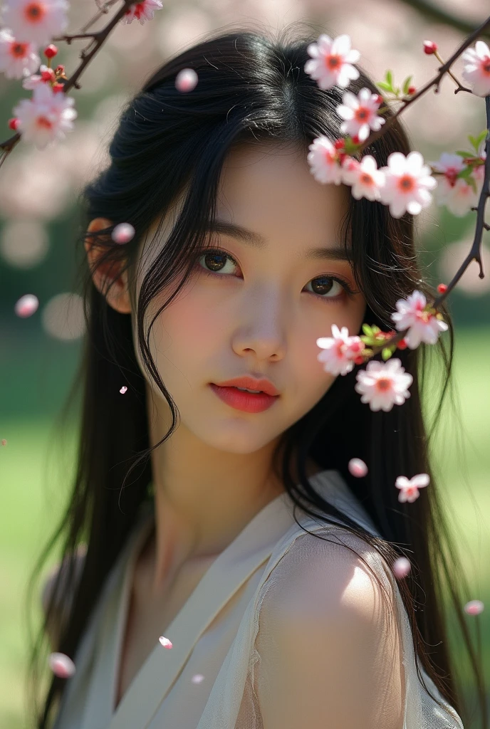 A beautiful Japanese woman、A beautiful Japanese woman hiding naked