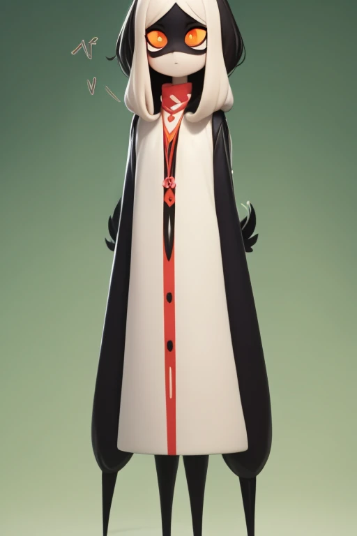 Primary school students young small height: 130cm Standing picture Simple design The dress is a one-piece camisole Sleeveless No sleeve Long Hair Long black hair Hair is black Red eyes Shoulder-baring ahoge Kokeshi