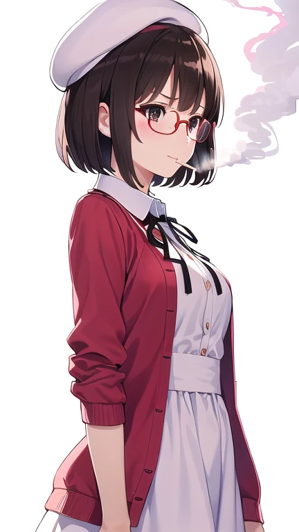 Browsing Caution,(drip love juice,Pulling the strings love juice),(((steam around pussy,vaginal,sex,penis))),(school girl uniform),(((sweat,blush,cum drip,cum in pussy))),(pubic hair),((afterglow)),black bra,black hair,((glasses,short hair,blunt bangs)),lying on bed,bed