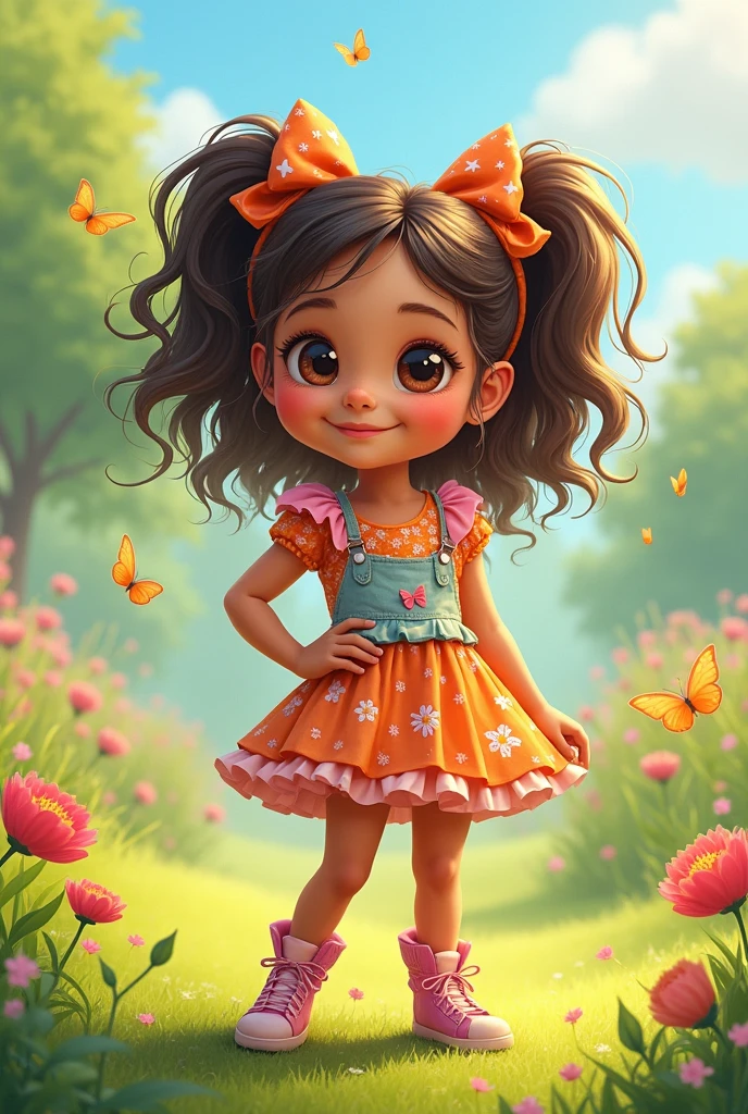 A girl with
very small cloths